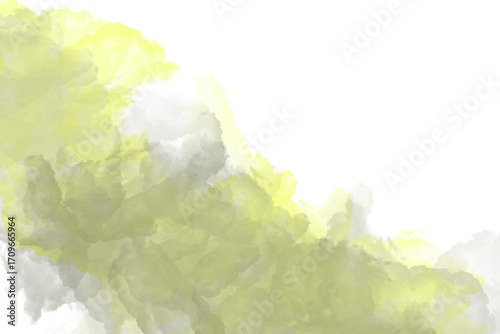 Abstract Yellow and Gray Smoke Cloud Background image