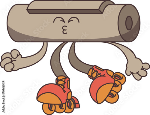 Roll Mat Mascot