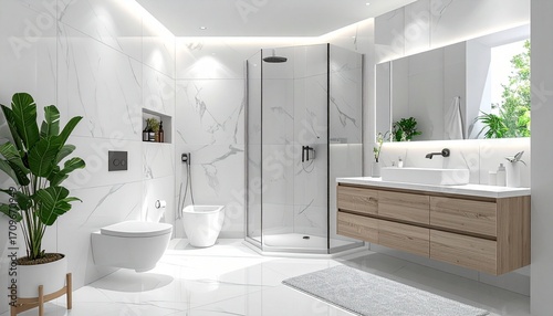modern bathroom interior