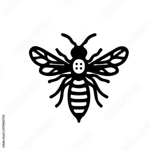 Wasp Outline Vector