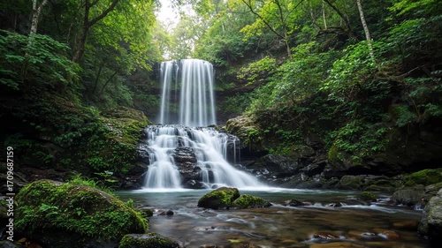 산 속의 작은 폭포2