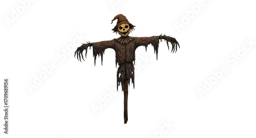The creepy scarecrow