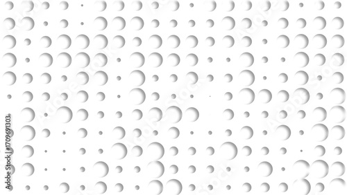 Perforated 3D backdrop with shadow for design