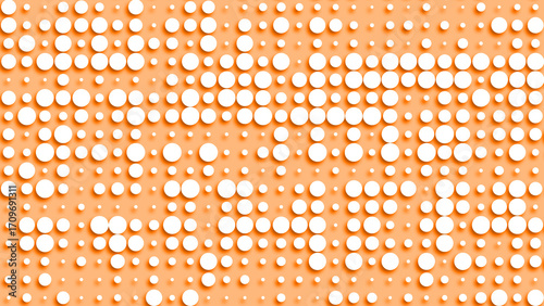 Perforated 3D backdrop with shadow for design