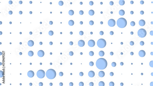 Perforated 3D backdrop with shadow for design