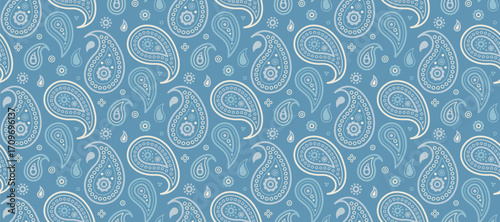 Lovely seamless a boteh tissue. Herbal paint with textured classical. 2025 fashionable, repetition nature.