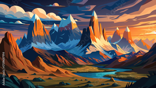 Torres del Paine National Park in Chile presents dramatic granite spires, shimmering glaciers, and wind-sculpted steppe under sweeping Patagonian skies, embodying wild beauty and geological wonder in 