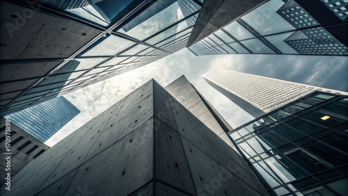 Wallpaper Mural Modern Urban Sky: Towering Skyscrapers Reflecting City Ambition Torontodigital.ca