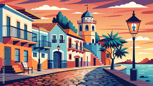 Colonia del Sacramento in Uruguay preserves cobblestone lanes, pastel facades, and antique lamps beneath river breezes, offering a unique fusion of Portuguese and Spanish colonial heritage on the Río 