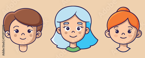Elderly Woman Cartoon Avatar – Old, Grandma, Character, Portrait, Flat, Cute, Digital, Illustration, Graphic, Lady, People, Profile, Headshot, Smiling, Female, Icon, Vector, Art

