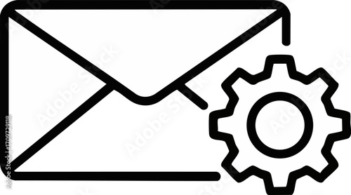 Simple Email Settings Icon