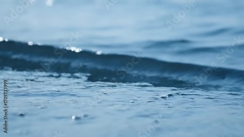 Gentle Waves and Sparkling Reflections: A Serene Ocean Scenery Video Clip for Relaxing Visuals
