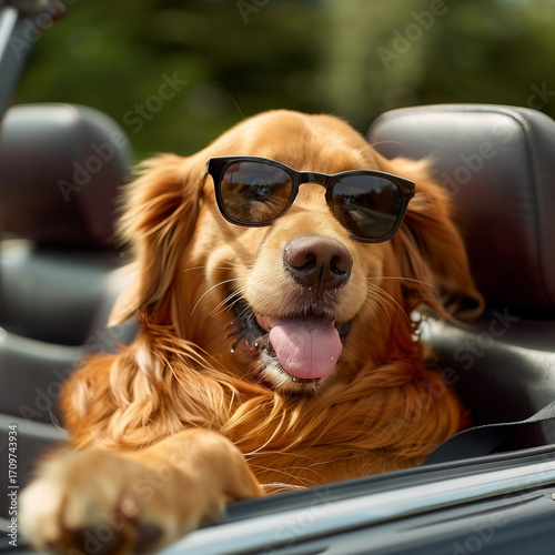dog in car seat