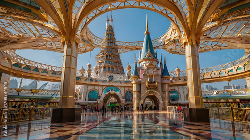 
Lotte World is famous for its Magic Castle Park where you can enjoy exciting rides such as the Ferris wheel, Magic Castle. and an ice skating rink in winter