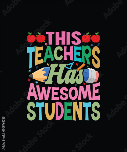 Webschool t-shirt design, funny, child, colorful, illustration, fashion, card, 100 day, day