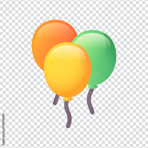 Party Balloon Icon Design