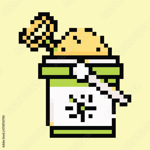 Pixel art vector themed summer with beach, sun, and fun activities elements.Pixel art vector themed summer with beach, sun, and fun activities elements.