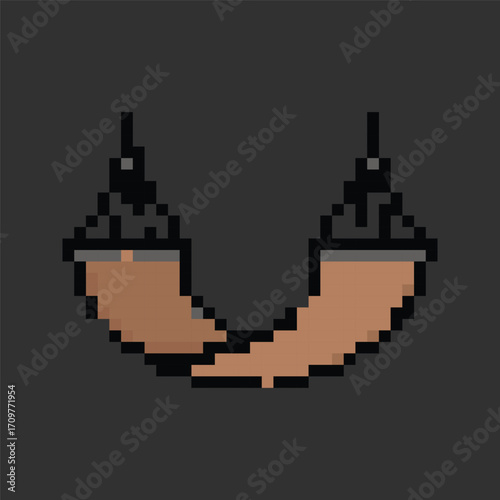 Pixel art vector themed summer with beach, sun, and fun activities elements.Pixel art vector themed summer with beach, sun, and fun activities elements.