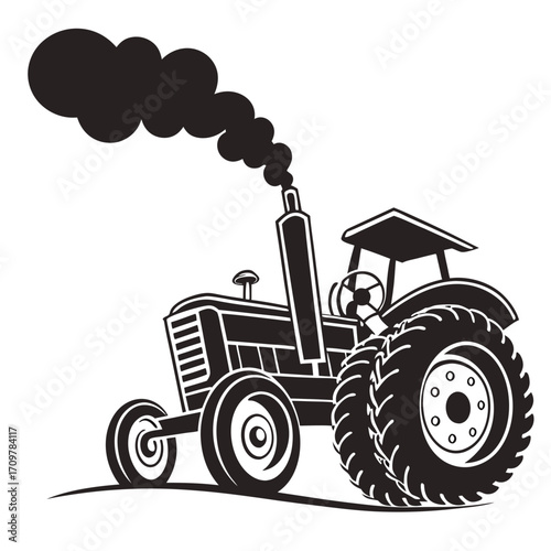 tractor with a tractor