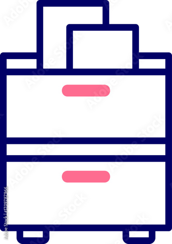 filing cabinet dual color