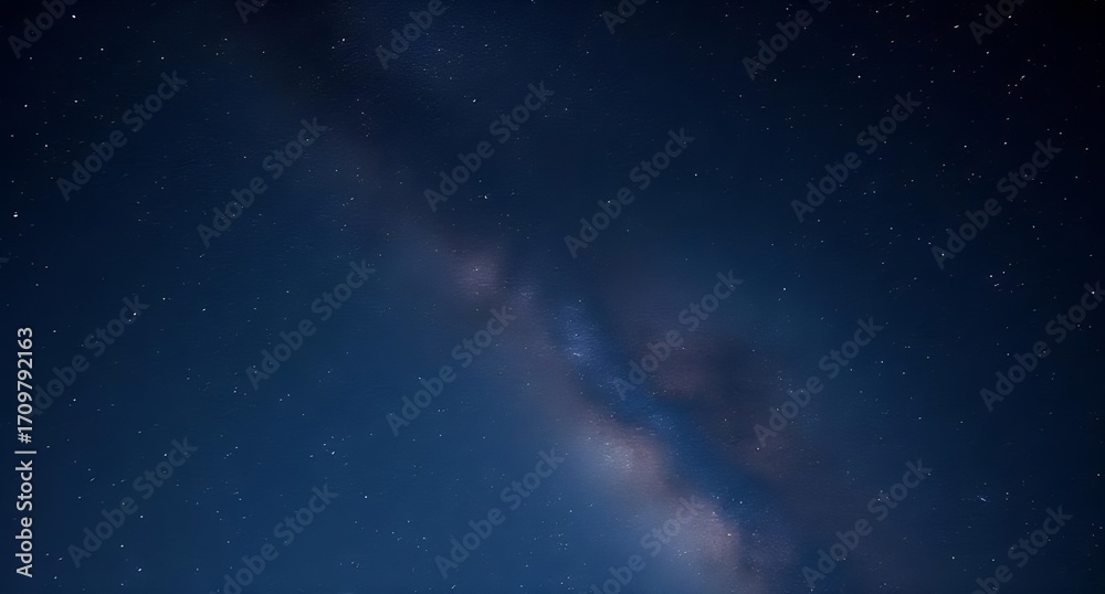 Fototapeta premium Majestic Night Sky Milky Way Galaxy and Starry Expanse.