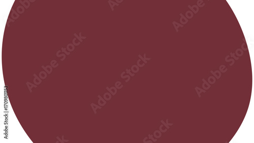Abstract dark red oval shape on a white background, perfect for graphic design, branding, or a minimalist backdrop. A modern, clean, and versatile visual element.