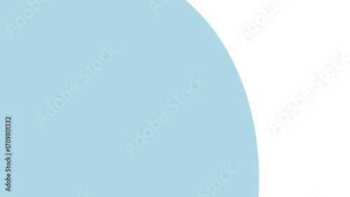 Minimalist light blue curve on a clean white background, ideal for modern design, presentations, or website headers, conveying simplicity and freshness.