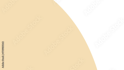 Minimalist abstract background featuring a gentle peach-colored curved shape on a clean white canvas, ideal for modern design, branding, or subtle overlays.