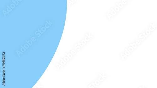 Clean, minimalist background featuring a smooth curved light blue shape on a pure white backdrop. Ideal for presentations, modern design, or branding.