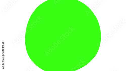 Vibrant green circle on a clean white background, ideal for graphic design, web elements, or a fresh, natural concept. Symbolizes growth and simplicity.