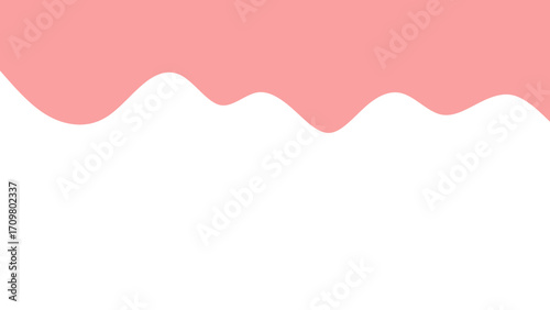 Abstract pink wavy design on a clean white background, ideal for modern graphic design, sweet concepts, or artistic presentations.