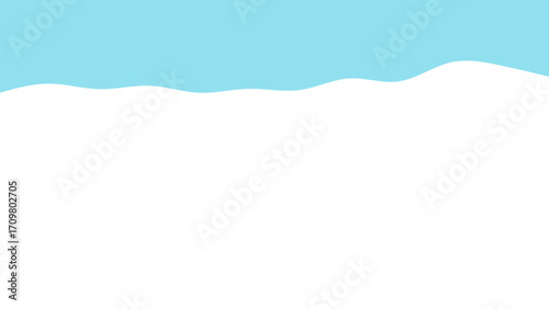 Minimalist design with soft blue and wavy white, suggesting winter snow, a clear sky, or fresh dairy elements. Ideal for clean backgrounds.