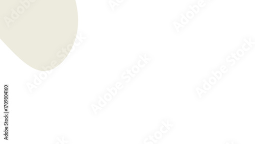 Minimalist graphic with a soft, abstract beige shape against a clean white background, ideal for design, branding, or copy space.