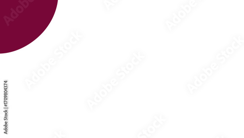 Minimalist abstract background featuring a curved maroon shape on white, providing a clean, modern aesthetic for design, branding, or presentations.