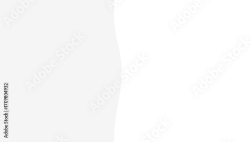 Clean white background with a subtle, elegant gray curve on the left side, perfect for product display, text overlay, or presentation.