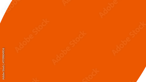 Vibrant orange background with dynamic white curved abstract shapes, ideal for modern design, branding, presentations, or website elements.