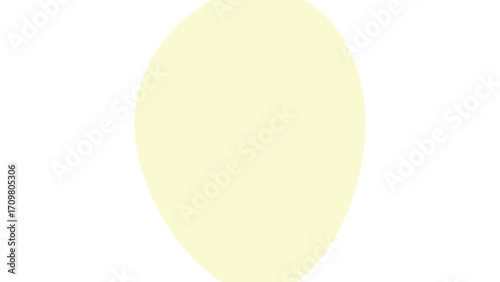 Soft, irregular light yellow shape on a clean white background, ideal for abstract design, modern art, or subtle branding.