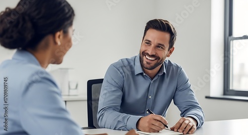 Wallpaper Mural Business Meeting Discussion. Torontodigital.ca