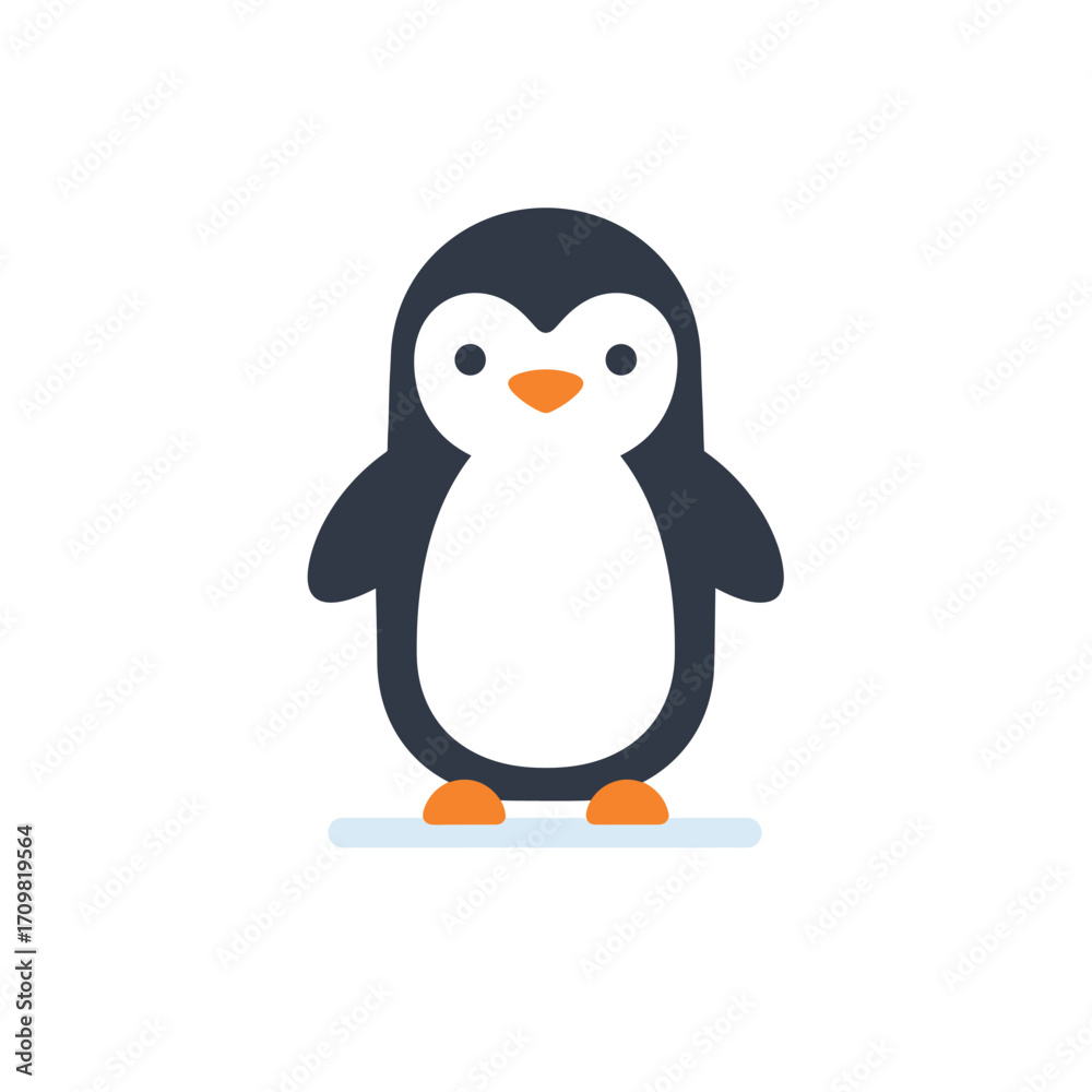 Fototapeta premium Cute Vector of Penguin