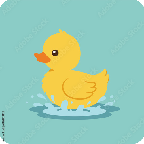 Cute Vector of Duck