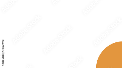 Minimalist composition featuring a vibrant orange curve against a pristine white background, perfect for copy space, modern design, or branding.