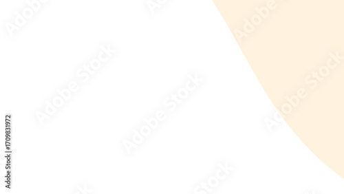 Clean, minimalist background featuring a soft peach curve on white, ideal for elegant design, presentations, or website headers, conveying serenity and modern aesthetics.
