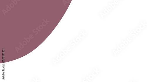 Minimalist abstract background with a soft plum curve and expansive white space, versatile for digital content, presentations, or branding.
