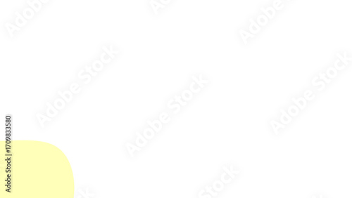 Clean white background with a soft, rounded light yellow corner, ideal for minimalist designs, presentations, or a fresh visual backdrop.