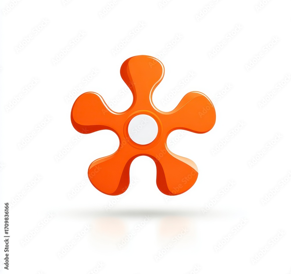 Obraz premium 3d puzzle logo