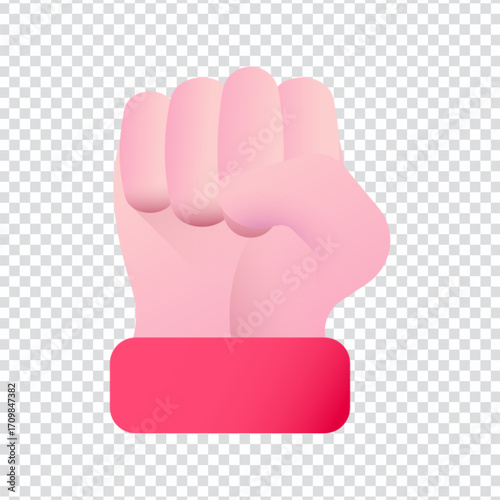 Clenched Fist Power Icon