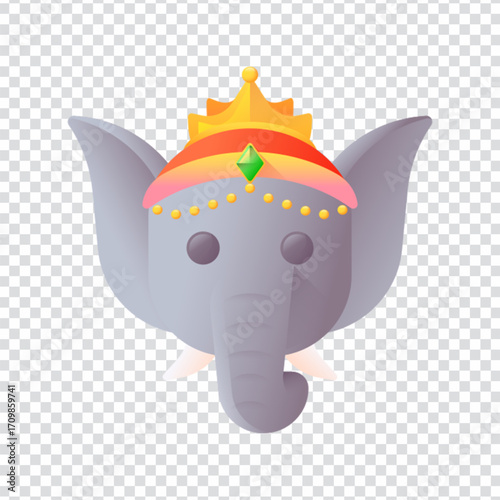 Ganesha Hindu God Icon
