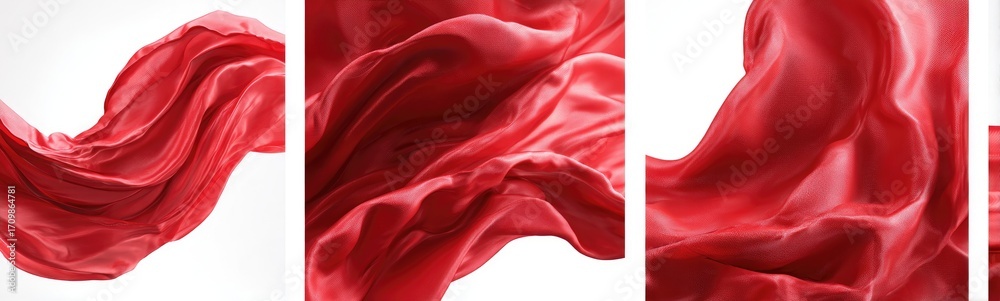 Obraz premium Red Fabric Drape (1)