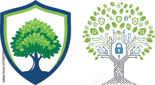 Illustrative Concept of Environmental Security and Digital Technology Protection