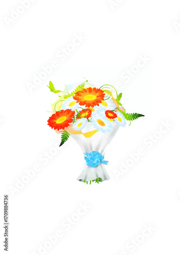 Colorful Flower Bouquet.ai